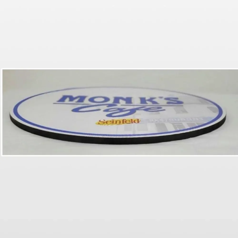 New White Painted Wood Seinfeld Home Sign